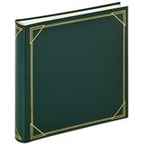 walther design fotoalbum groen 30 x 30 cm kunstleder met reliëf, standaard album MX-200-A