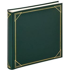 walther design fotoalbum groen 30 x 30 cm kunstleder met reliëf, standaard album MX-200-A