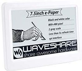 e-Paper - 7.5 inch - Zwart/Wit - NFC-Powered Display - Geen Batterij Vereist - Draadloze Voeding