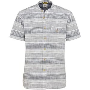 camel active Heren 409225/1S45 hemd, Night Blue, S, nachtblauw, S