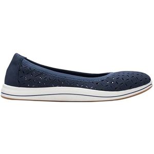 Clarks Brinkley Roam Loafer Flat, Navy, 4 UK, marineblauw, 37 EU