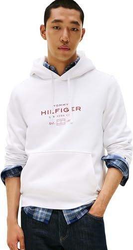 TOMMY HILFIGER - Sweatshirt - Lichtrood - Capuchon