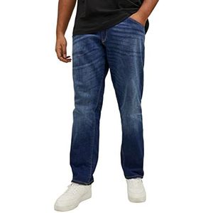 JACK & JONES Heren Plus Size Slim Fit Jeans Glenn Fox GE 348, Blauwe denim., 42W / 34L