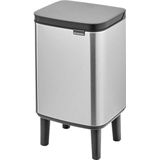 Brabantia Bo Hi Prullenbak - 4 liter - Matt Steel Fingerprint Proof