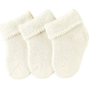 Sterntaler Eerste sokken verpakking van 3 stuks, beige, one size