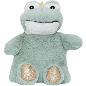 Warmwaterkruik knuffeldier 2-in-1 - knuffelzachte kikker baby en kind - warme en koude werking - magnetron droogwarmwaterkruik - siliconen kralen - geschikt voor alle leeftijden - PLIC Horizane Health