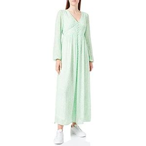ONLY Dames Onlamanda L/S Long Dress Ex Ptm bedrukte jurk, Summer Green/Aop: tanya Flower, XL