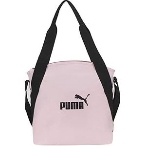 PUMA Gym Schoudertassen Vrouw Evercat Logo tas, Krijt roze/zwart, one size