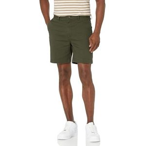 Amazon Essentials Klassieke pasvorm 7"" Short Casual, Olijf, W36