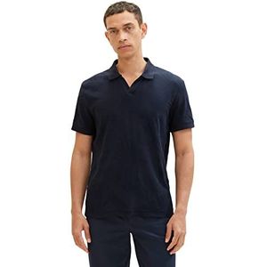 TOM TAILOR Poloshirt voor heren, 10668 - Sky Captain Blue, L