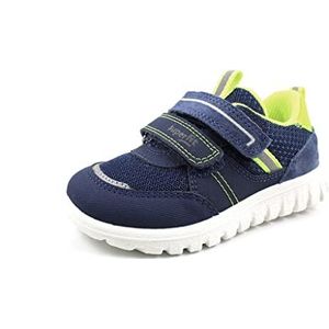 Superfit SPORT7 Mini-sneakers, blauw/geel 8010, 24 EU, Blauw geel 8010, 24 EU