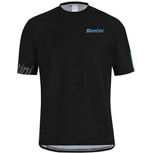 Santini Sasso MTB Tech Tee sportshirt, 0M499GLLSASSO, zwart (zwart), S