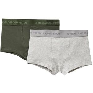 United Colors of Benetton Korte boxershorts voor kinderen en jongeren, Groen, 120