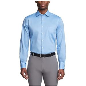 Van Heusen Herenshirt Regular Fit Flex Collar Stretch Solid Jurk, Blauwe vorst, 15.5 Neck / 34-35 Sleeve