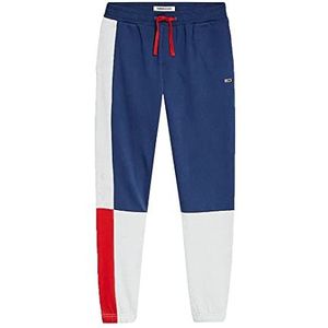 Tommy Jeans TJM Colorblock joggingbroek voor heren, Twilight Navy/Multi, 34W x 36L