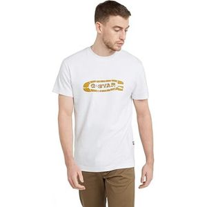 G-Star RAW Destroyed Old Skool logo, wit (White D25086-c812-110), XS