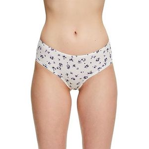 ESPRIT Dames bedrukte Micro RCS Hipster Short, Off White 3, 38