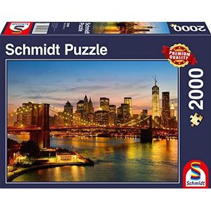 Schmidt Spiele 58189 - New York, puzzel van 2000 stukjes