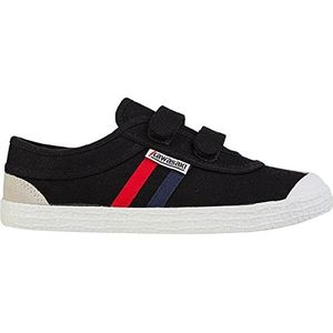 Kawasaki Retro Shoe W/Velcro, unisex sneakers, volwassenen, 1001 zwart, 38 EU