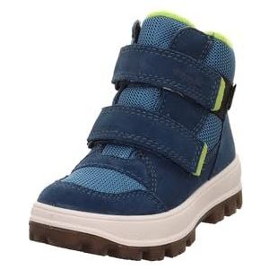 Superfit Jungen TEDD warm gefütterte Sympatex Stiefel, BLAU/HELLGRÜN 8000