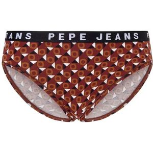 Pepe Jeans Vrouwen Art Bikini Stijl Ondergoed, Rood (Bordeaux), XS