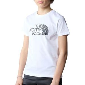 The North Face Easy T-Shirt Tnf White/Asphalt Grey Bouldering Guide Print 176