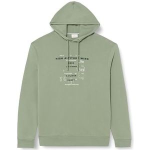 s.Oliver Big Size Sweatshirt met capuchon voor heren, groen, XXL, groen, XXL