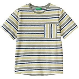 United Colors of Benetton T-shirt 3A2CG108U, gestreept, meerkleurig 910, 82 kinderen, Patroon: gestreept, meerkleurig 910