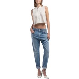 Replay Dames Slim boyfit jeans Marty, 010, lichtblauw, 27W x 28L