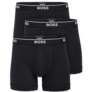 BOSS Retro shorts voor heren, verpakking van 3 stuks, Midnight Black, S