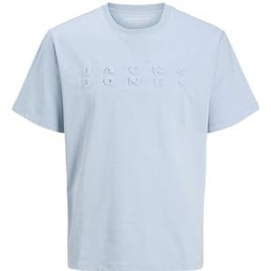 Jack & Jones Jcopacer Print Tee Ss Crew Neck, subdued blue, XS