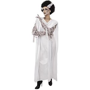 Smiffys 51616M Officieel gelicenseerde universele monsters bruid van Frankenstein kostuum, vrouwen, wit, M-UK maat 12-14
