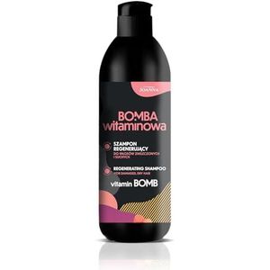 Joanna - Vitamin Bomb Regenerating Shampoo - Herstellende Shampoo - 500 ml - Veganistisch