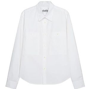Seidensticker Studio Uniseks overhemd, wit, XL