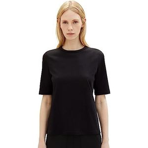 TOM KLEERMAKER Basic T-shirt met losse pasvorm voor dames