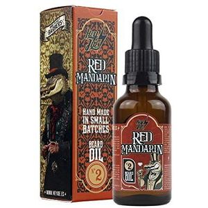 HEY JOE! Beard Oil Nº 2 Red Mandarijn, natuurlijke en verfrissende baardolie voor heren, met rode mandarijngeur, baardverzorging voor gezonde baarden, baardolie, 30 ml