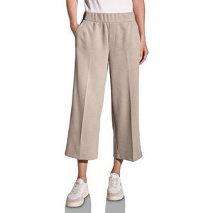 Street One Dames Melange Culotte, Moonstone Sand, 38W / 26L
