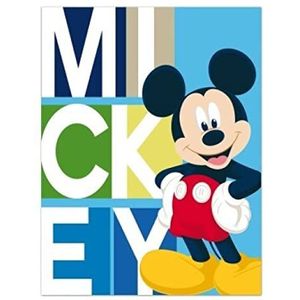 Mickey Mouse fleece plaid - 140 x 100 cm. - Disney deken - blauw