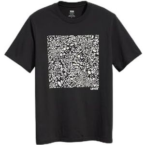 Levi's Ss Relaxed Fit Tee SS Relaxed Fit Tee Blacks heren, Ssnl Headline Floral Caviar, XS