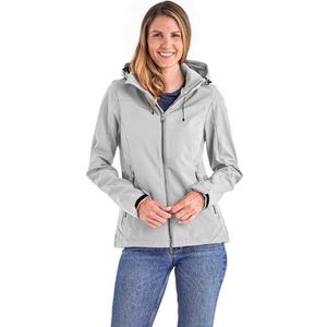 Softshelljack - Lichtgrijs - Waterafstotend - Polyester