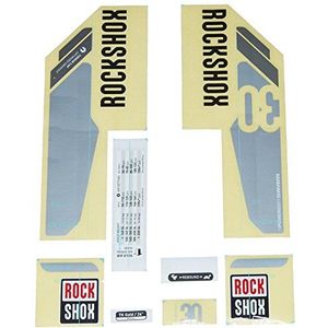 Rock Shox Decal Kit 30 Goud 29"" Onderbeen A1, 114318003268 - Zilver/Diffusion Zwart