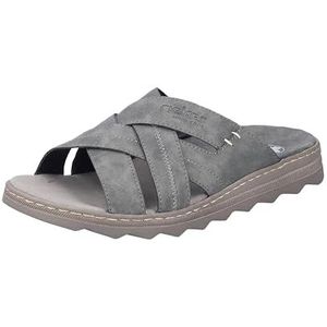 Rieker Heren 21690 Slippers, grijs, 44 EU, grijs, 44 EU