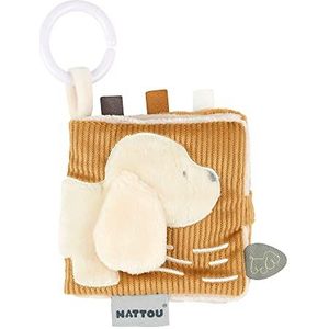 Nattou  Charlie - Activiteitenboekje - Karamel - 20 x 15 cm