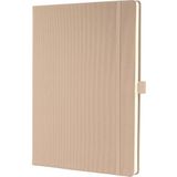 SIGEL CO640 Premium notitieboek geruit, A4, hardcover, beige - Conceptum