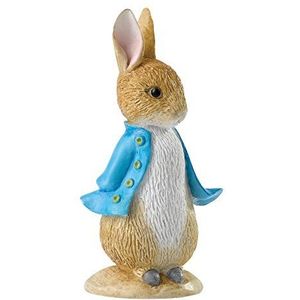 Beatrix Potter A28293 Peter Rabbit minifiguur, hars, meerkleurig, 2,5 x 3,5 x 7 cm