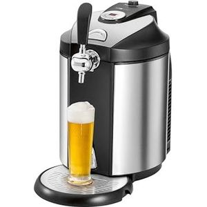 Clatronic bierdispenser | voor standaard 5 liter biervaten | met koeling van 2°C-12°C | bierdispenser 5 liter | dispenser met LED display voor gemakkelijke temperatuurregeling | BZ 3740