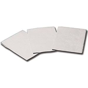 Dispotech - Polyethyleen doekjes 33x45 cm, samengesteld uit 1 laag cellulose en 1 laag pliethyleen, wit, 25233