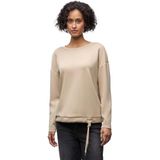 Street One Dames Silk-Look shirt in Beige, in size: 34
