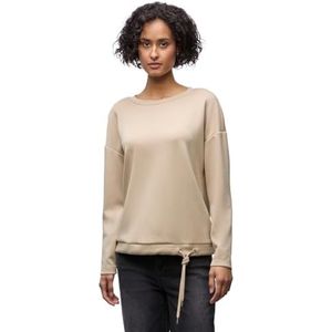Street One Dames Silk-Look shirt in Beige, in size: 34