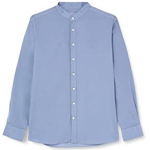 Hackett London Heren GMT geverfd Mussola P Shirt, Dusty Blauw, L